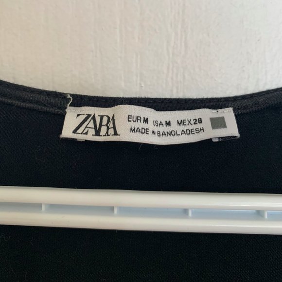 Zara black bodysuit, medium - Picture 3 of 3